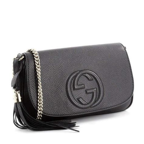 gucci soho leather flap wallet|genuine Gucci women wallet.